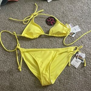 No Boundaries yellow bikini NWT
